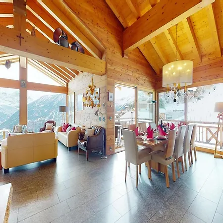 Chalet Lush In With Sauna Hérémence